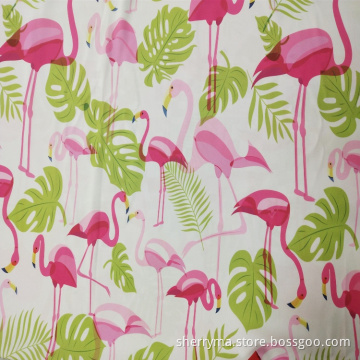 Digital printed moss crepe chiffon fabric